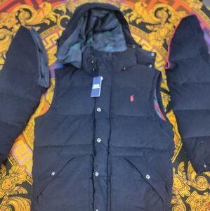 Polo by Ralph Lauren Corduroy Puffer Coat/Vest